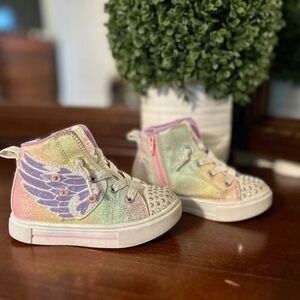 Skechers Twinkle Toes. Multi color. Toddler size 6